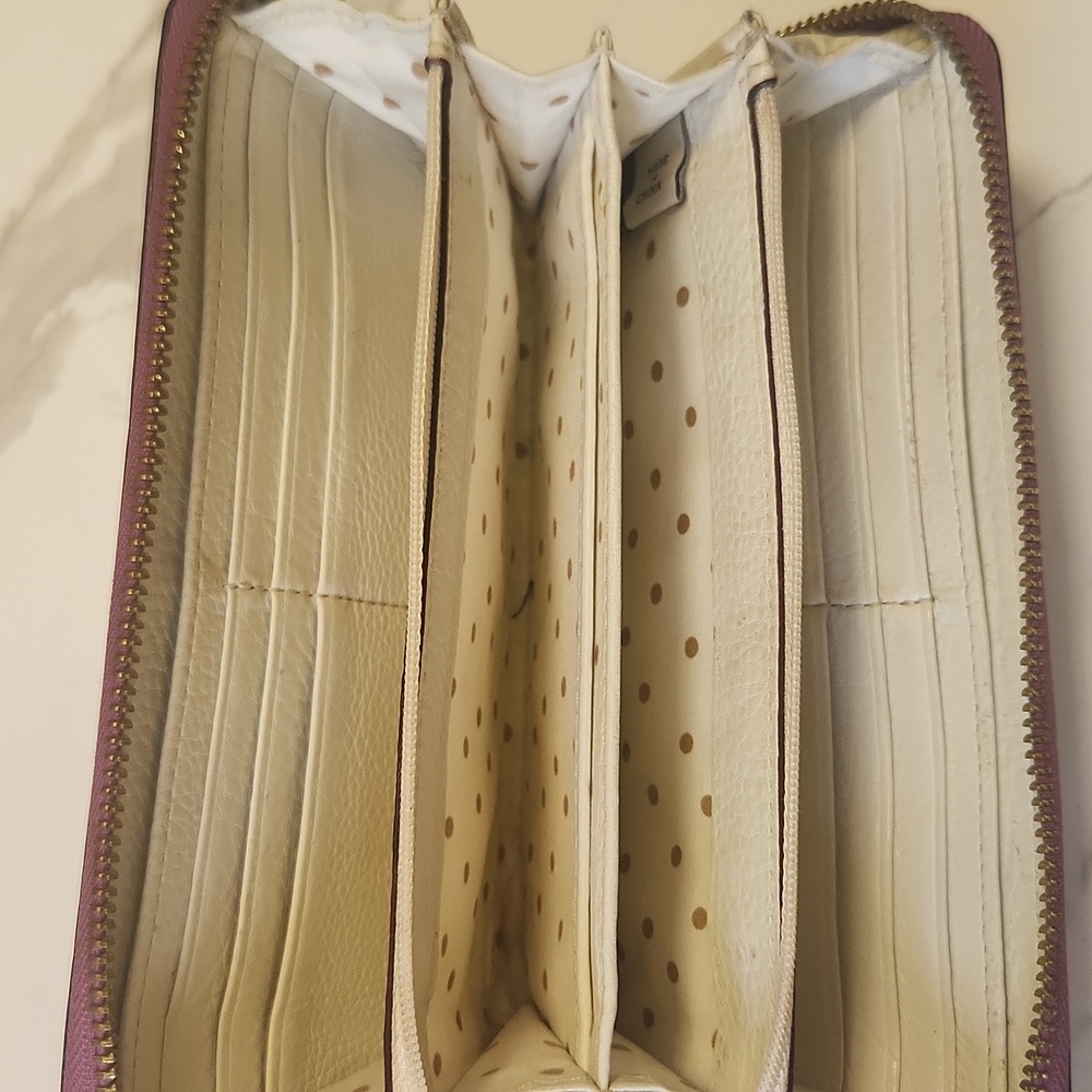 Kate Spade Purple pink Women's zip wallet - Picture 7 of 13